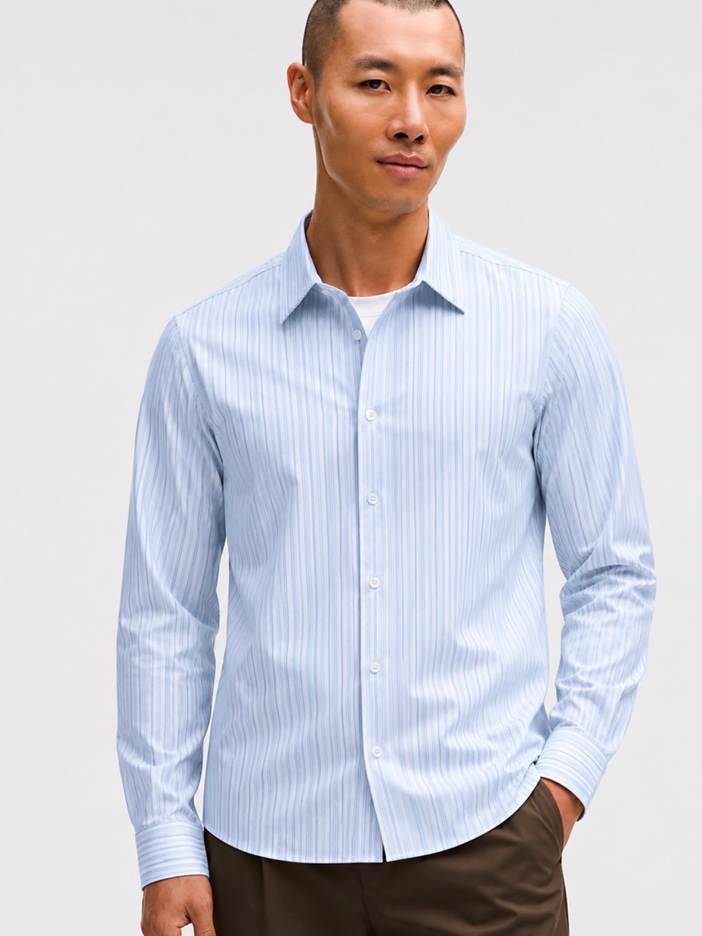 lululemon athletica New Venture Classic-Fit Long-Sleeve Shirt
